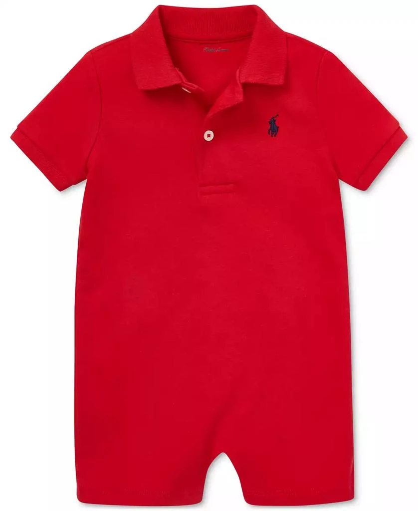 商品Ralph Lauren|男银纯棉面polo连体衣,价格¥198,第1张图片