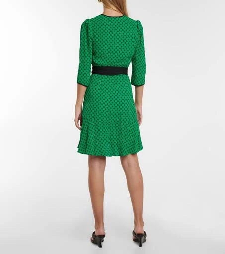 商品Diane von Furstenberg|Charlene polka-dot minidress,价格¥2458,第3张图片详细描述