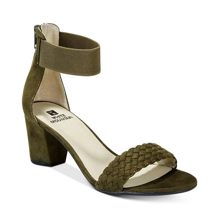 商品White Mountain|Eryn Block-Heel Dress Sandals,价格¥179,第2张图片详细描述