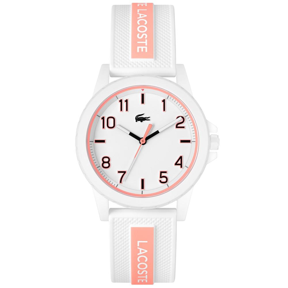 Kids' Rider White & Peach Silicone Strap Watch 36mm商品第1张图片规格展示