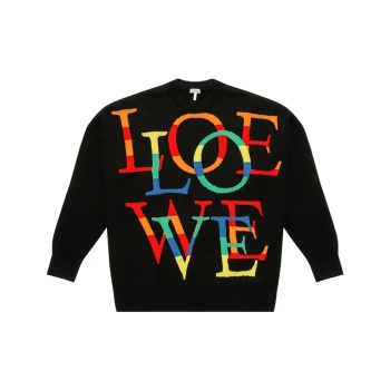 商品Loewe|LOEWE 女黑色女士卫衣/帽衫 S359Y14K63-1489-AABB-306A,价格¥4591,第1张图片