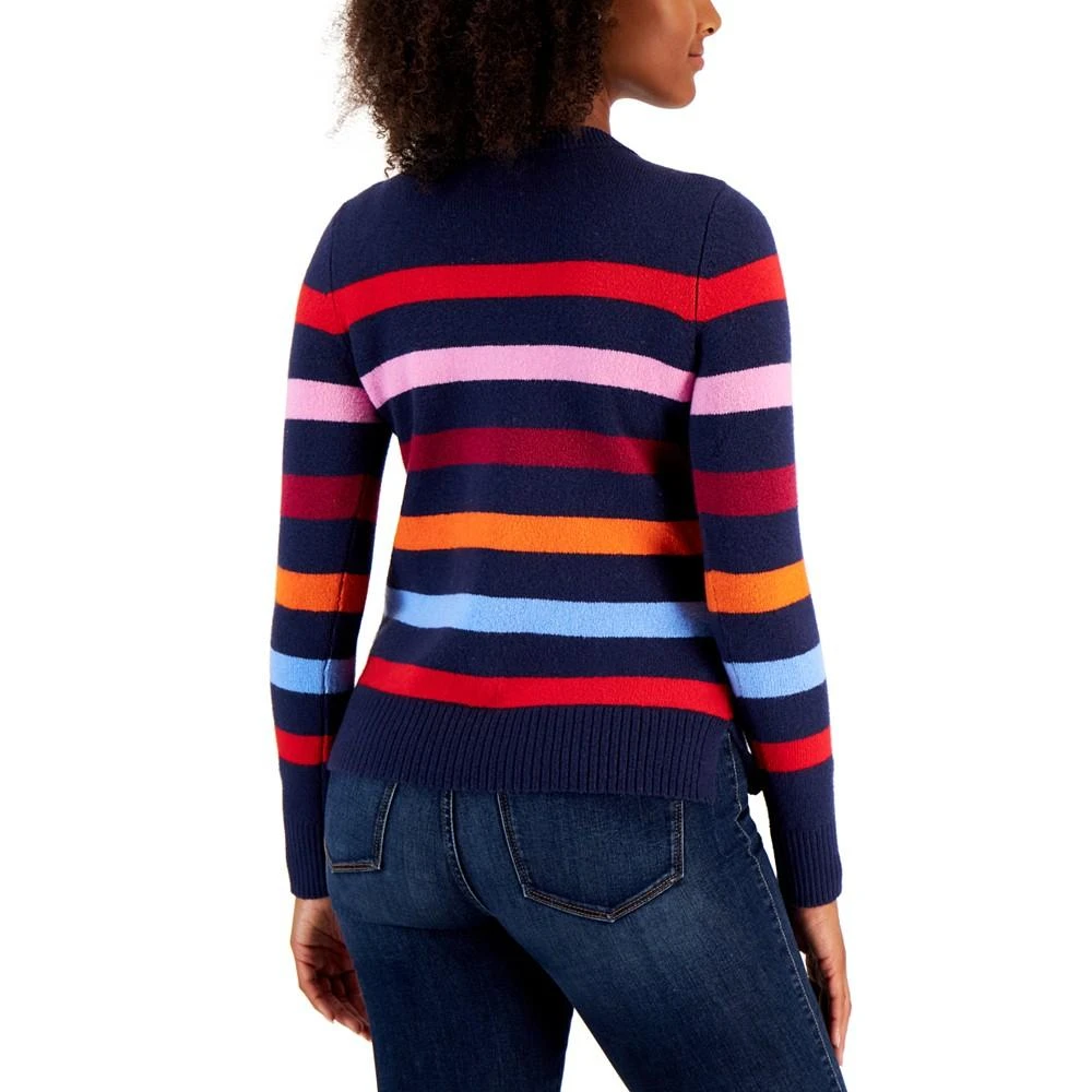 商品Charter Club|Women's Bold Striped Sweater, Created for Macy's,价格¥132,第2张图片详细描述