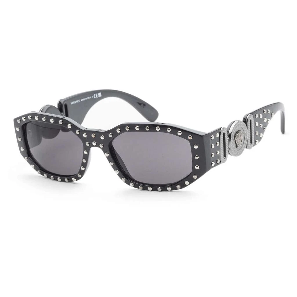 商品Versace|Versace Men's Black Irregular Sunglasses,价格¥949,第1张图片