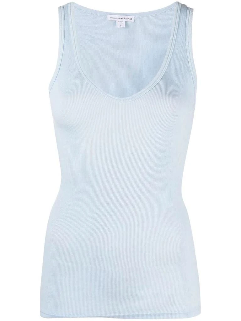 商品James Perse|JAMES PERSE U-neck cotton tank top,价格¥1830,第1张图片