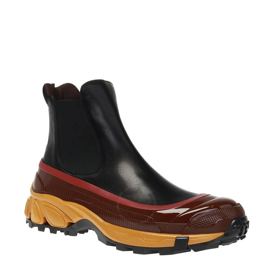 商品Burberry|Men's Contrast Sole Leather Chelsea Boots,价格¥1882,第3张图片详细描述