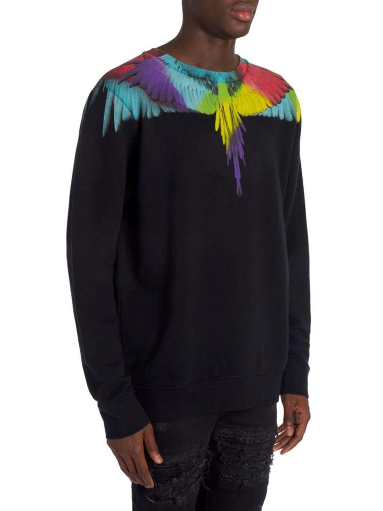 商品Marcelo Burlon|Nicolas Long Sleeve Printed Sweatshirt,价格¥982,第3张图片详细描述