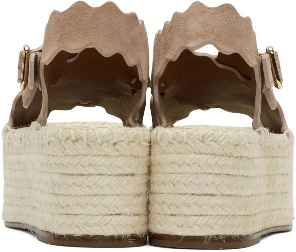 商品Chloé|Pink Suede Espadrilles Flat 凉鞋,价格¥1492,第4张图片详细描述