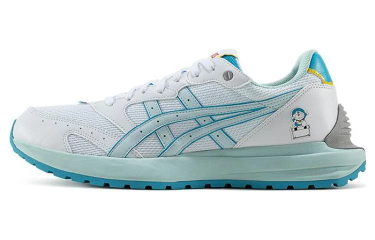 商品[国内直发] Asics|Doraemon x  Tarther Sc 哆啦A梦联名款 织物合成革 拼接复古 耐磨透气轻便 低帮 生活休闲鞋 男女同款 白色,价格¥734,第1张图片