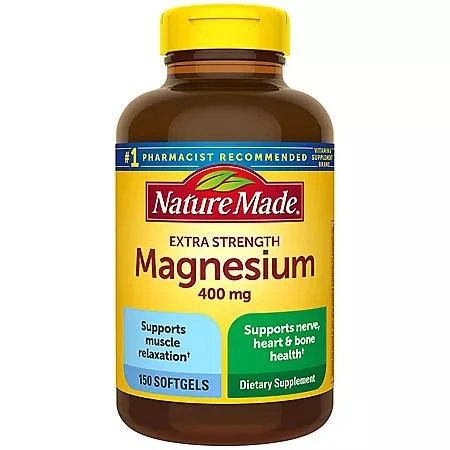 商品Nature Made|Nature Made Magnesium Oxide 400mg Softgels, 150 ct.,价格¥107,第1张图片