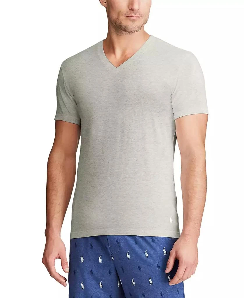 商品Ralph Lauren|Men's 3-Pack Slim-Fit Stretch V-Neck Undershirts,价格¥373,第4张图片详细描述