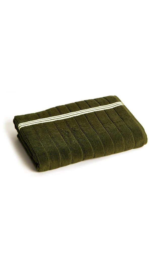 商品BAINA|BAINA - St Bathans Cotton Bath Towel - Green - Moda Operandi,价格¥684,第1张图片