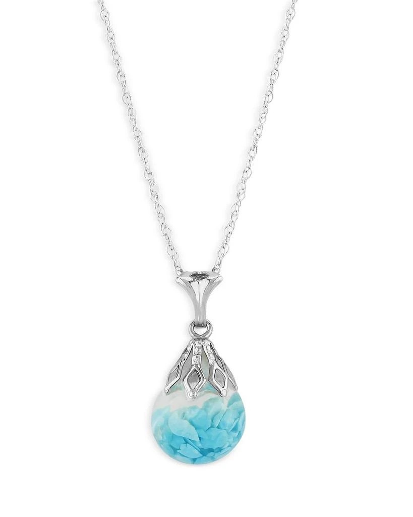 商品Bloomingdale's|Floating Turquoise Pendant Necklace, 18",价格¥1414,第1张图片