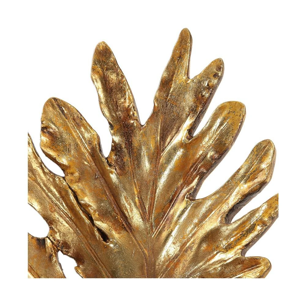 商品Uttermost|Oak Leaf Metallic Gold Bowl,价格¥2093,第3张图片详细描述