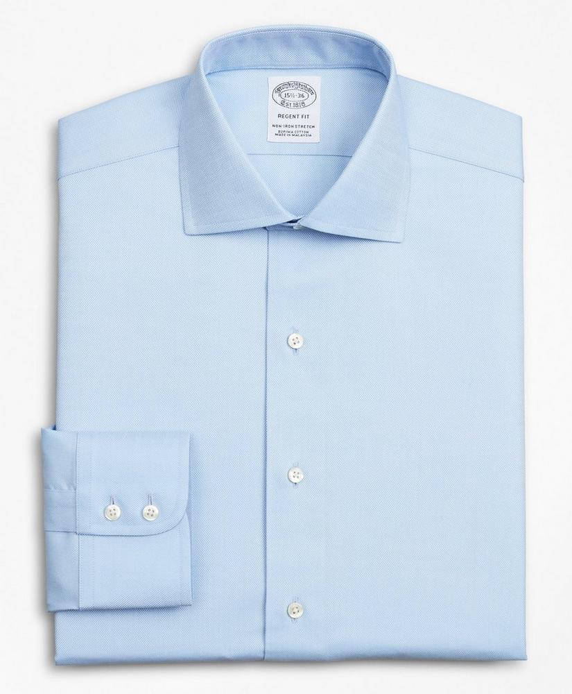 商品Brooks Brothers|Stretch Regent Regular-Fit Dress Shirt, Non-Iron Royal Oxford English Collar,价格¥522,第6张图片详细描述