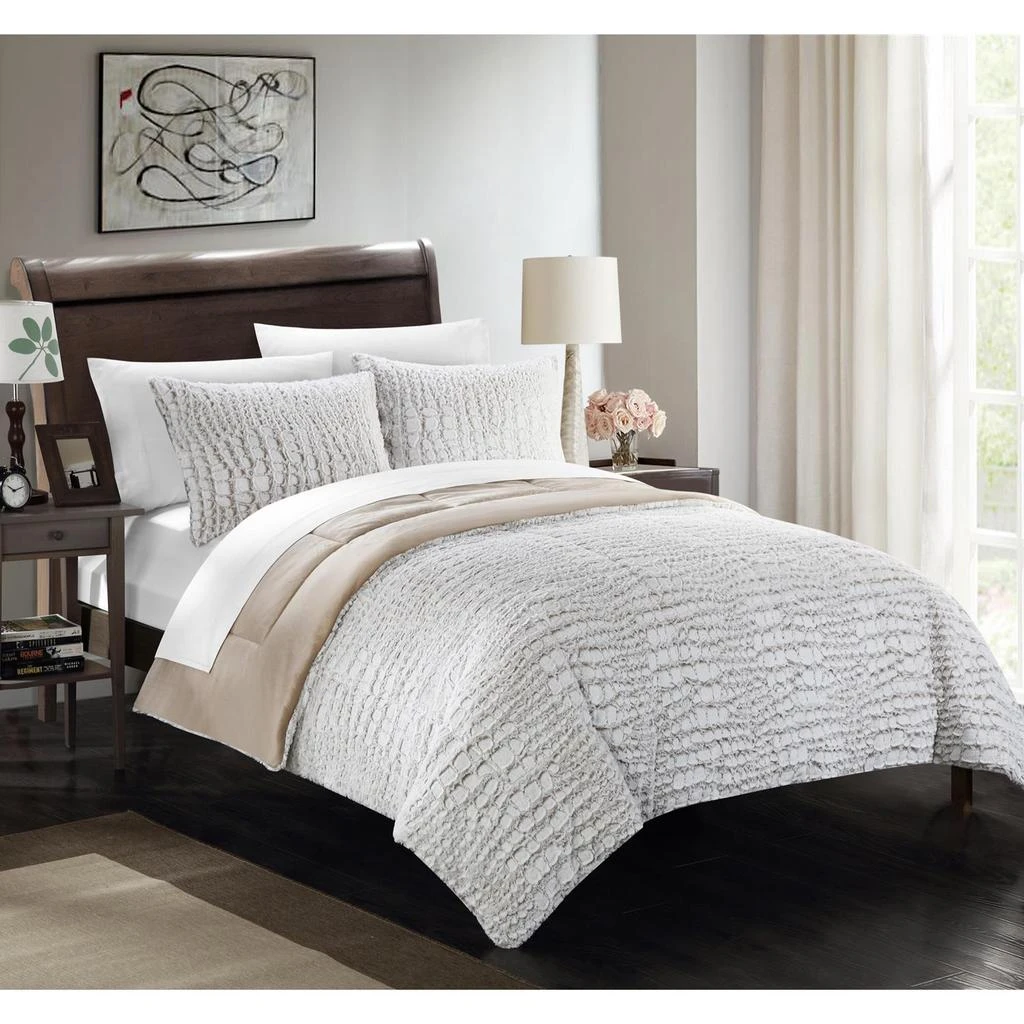 商品Chic Home Design|Alligator 3 Piece Comforter Set,价格¥733,第2张图片详细描述
