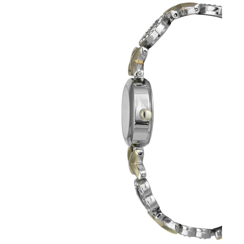 商品Charter Club|Women's Two-Tone Mixed Metal Heart Bracelet Watch, 22mm, Created for Macy's,价格¥118,第6张图片详细描述