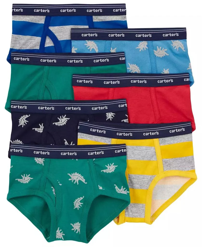 商品Carter's|Toddler Boy 7 Pack Cotton Briefs Underwear,价格¥78,第1张图片