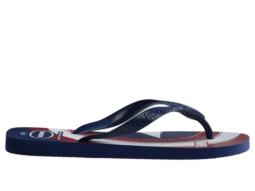 商品Havaianas|Top Marvel Logomania Flip Flop Sandal (Toddler/Little Kid/Big Kid),价格¥68,第3张图片详细描述