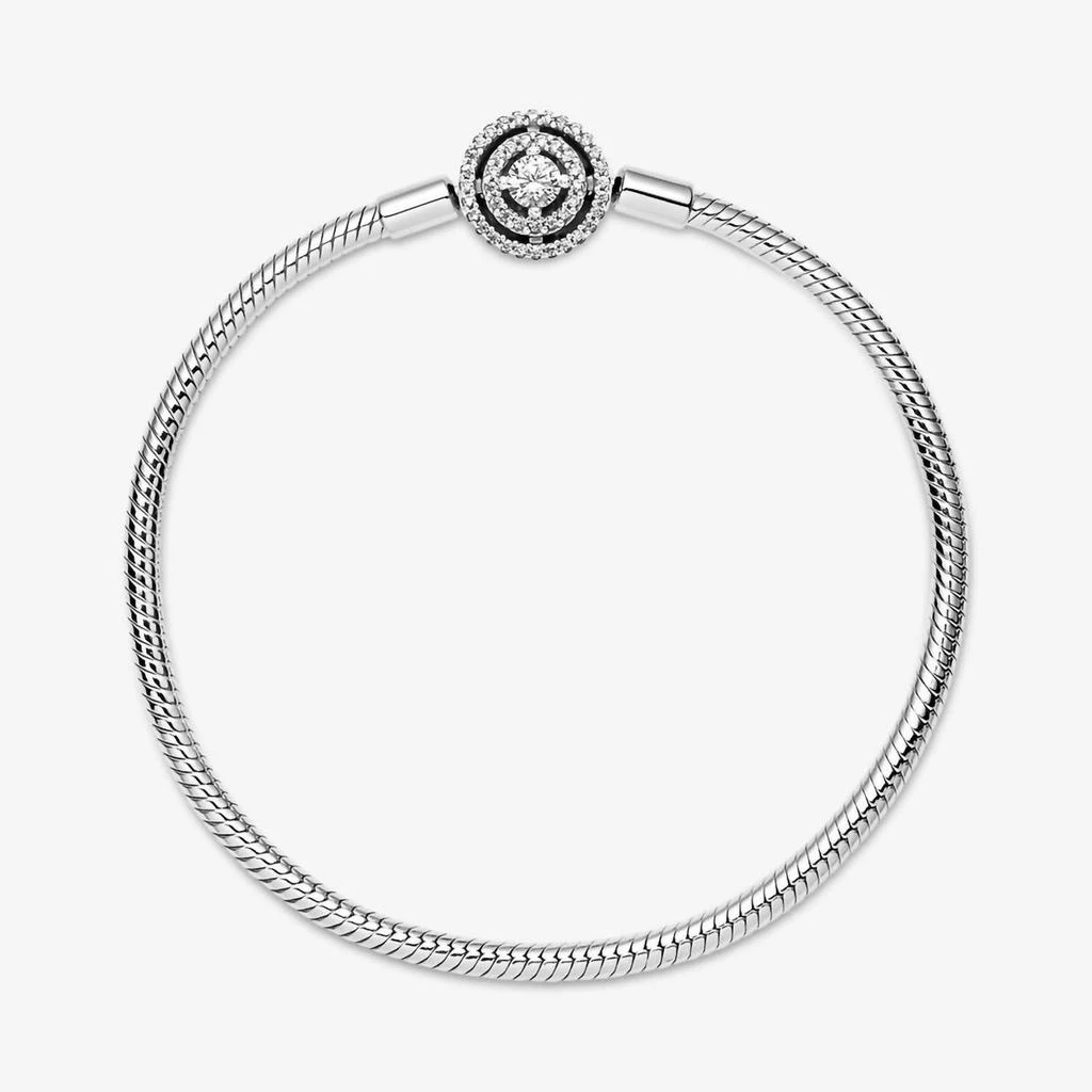 商品PANDORA|Women's Hearts Bracelet In Sterling Silver,价格¥627,第3张图片详细描述