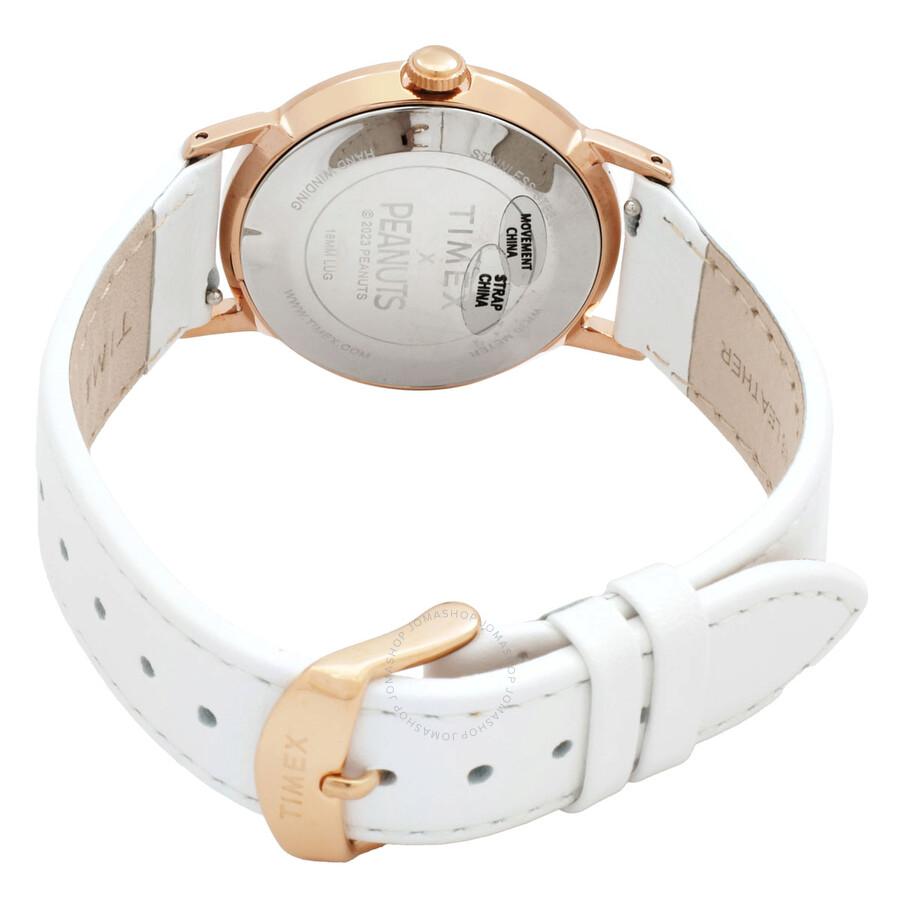 Timex Peanuts Marlin Hand Wind Snoopy Floral Ladies Watch