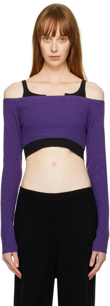 商品Lisa Yang|Purple Gina Sweater,价格¥374,第1张图片