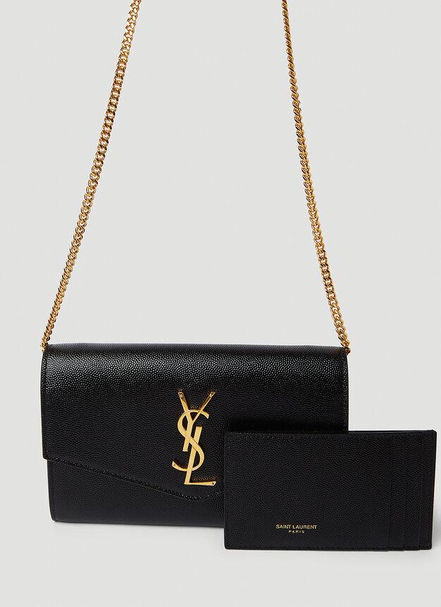 YSL Chain Shoulder Bag in Black商品第5张图片规格展示