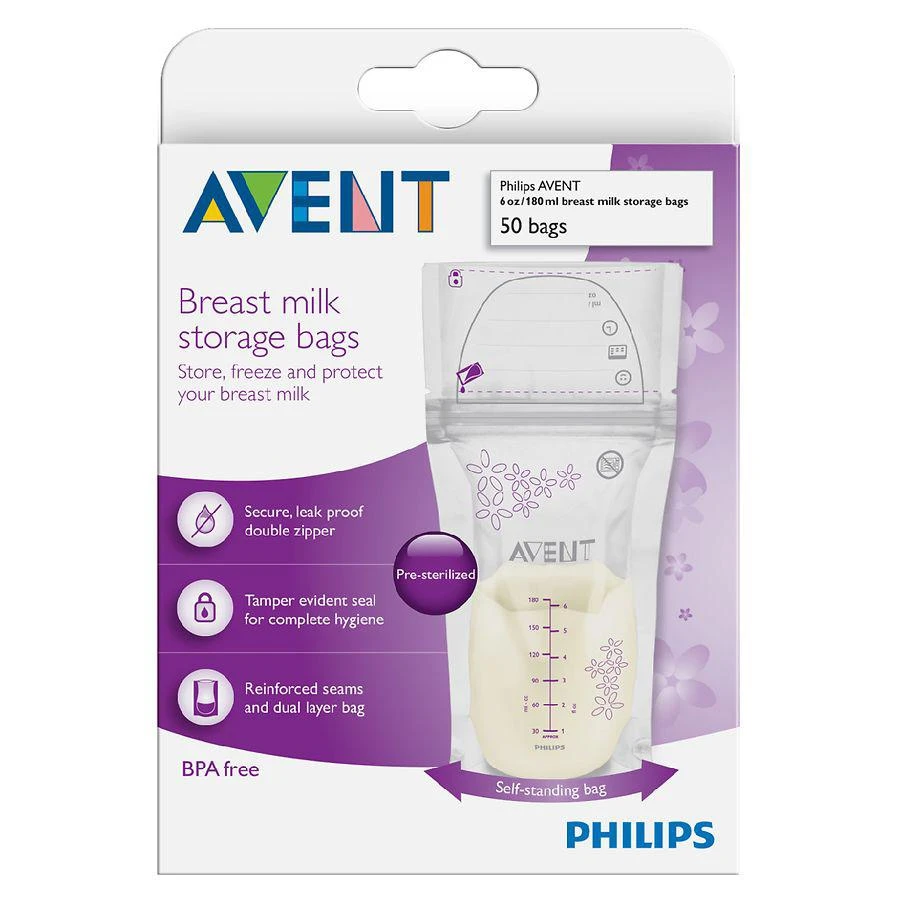 商品Avent|Breast Milk Storage Bags,价格¥45,第1张图片