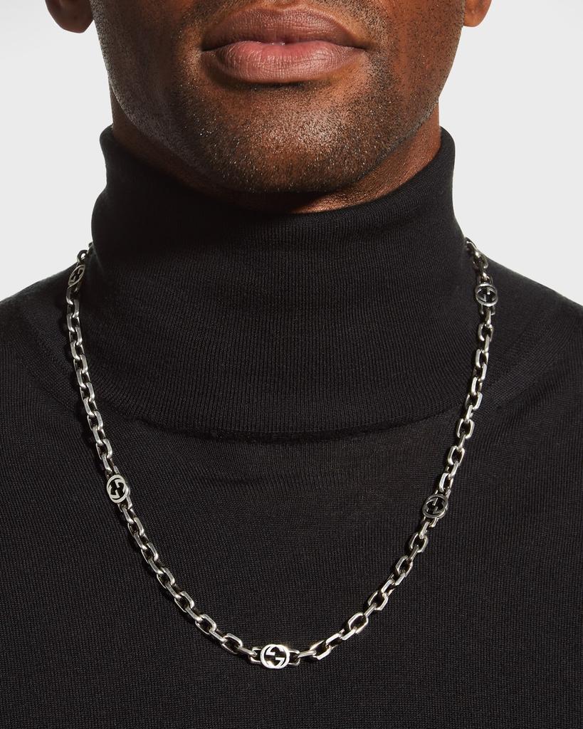 商品Gucci|Interlocking G Chain Necklace,价格¥4150,第4张图片详细描述