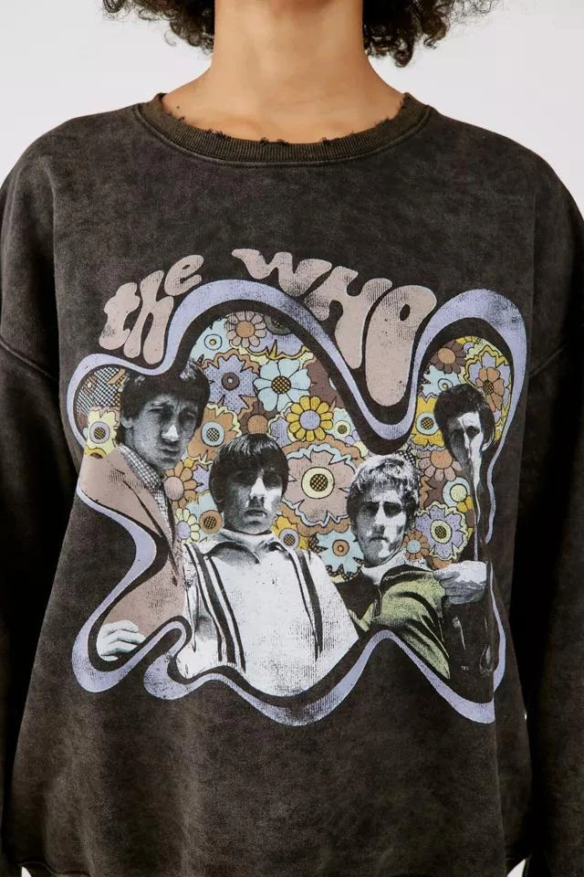 商品Urban Outfitters|The Who Overdyed Pullover Sweatshirt,价格¥312,第4张图片详细描述