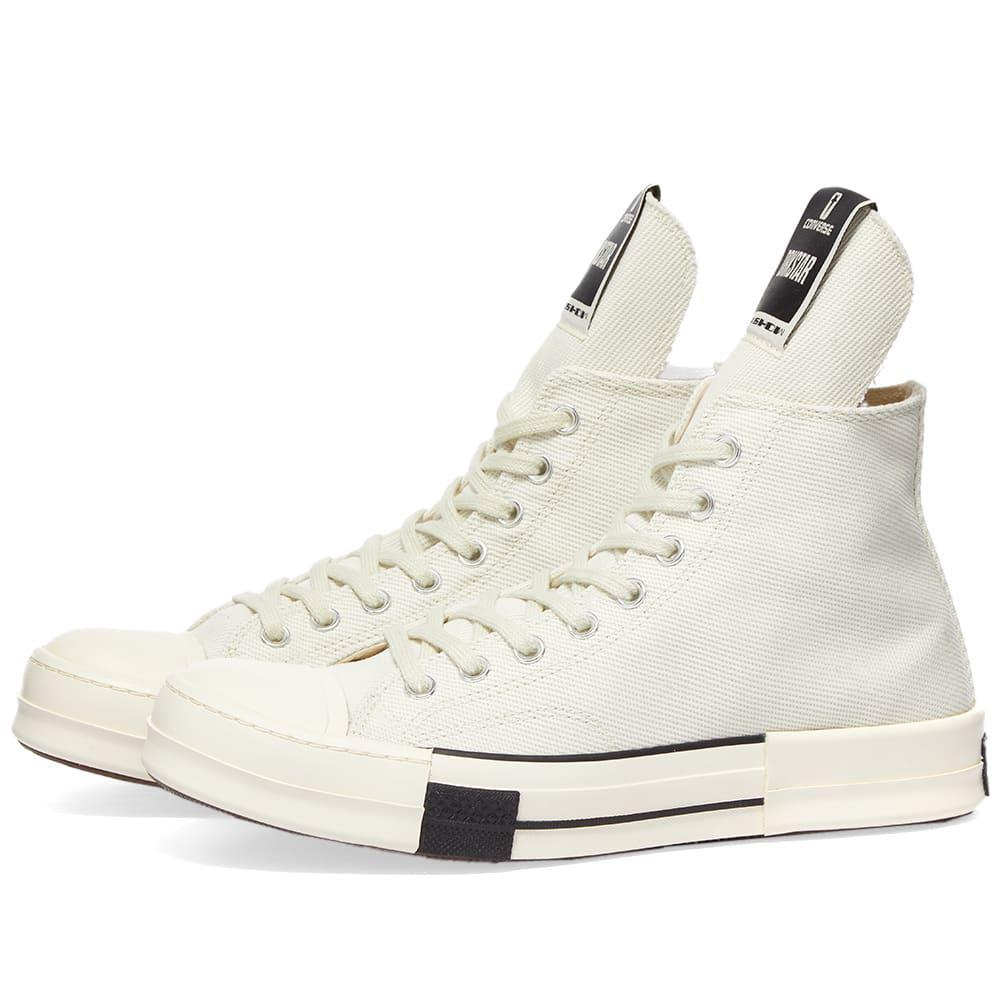 商品Converse|男款 DRKSHDW 联名 匡威 Turbodrk Ox 高帮 白色,价格¥996,第1张图片