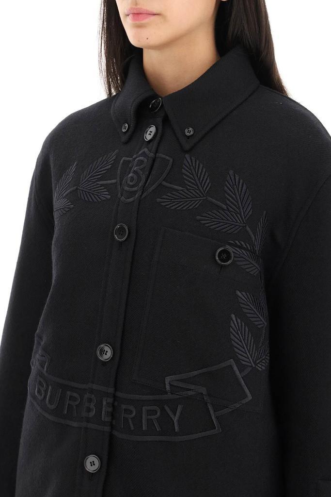 CREST EMBROIDERED LAYERED JACKET商品第5张图片规格展示