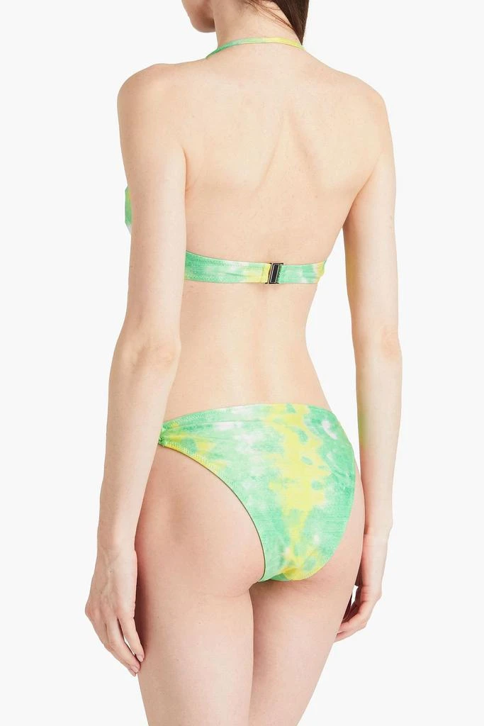 商品Ganni|Twisted printed triangle bikini top,价格¥365,第3张图片详细描述