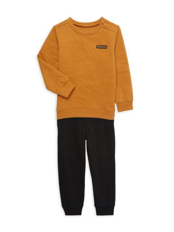 商品Timberland|​Little Boy’s 2-Piece Sweatshirt & Joggers Set,价格¥96,第1张图片