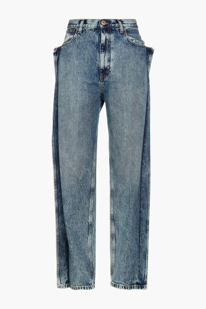 商品MAISON MARGIELA|Faded high-rise tapered jeans,价格¥2178,第3张图片详细描述