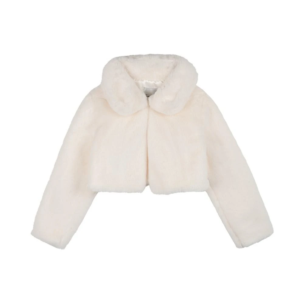 商品Rare Editions|Little Girls Collared Faux Fur Jacket,价格¥339,第1张图片