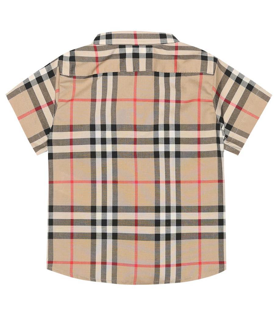 商品Burberry|Check婴儿棉质衬衫,价格¥1146,第6张图片详细描述