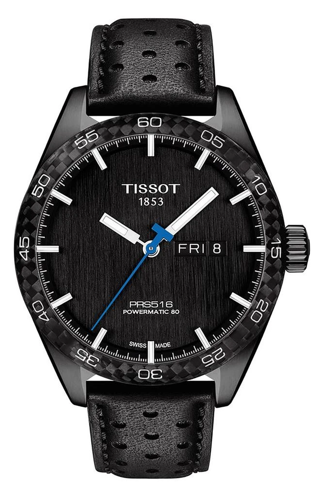 商品Tissot|天梭律驰PRS 516机械男士腕表 黑色42mm T1004303605102,价格¥2281,第1张图片