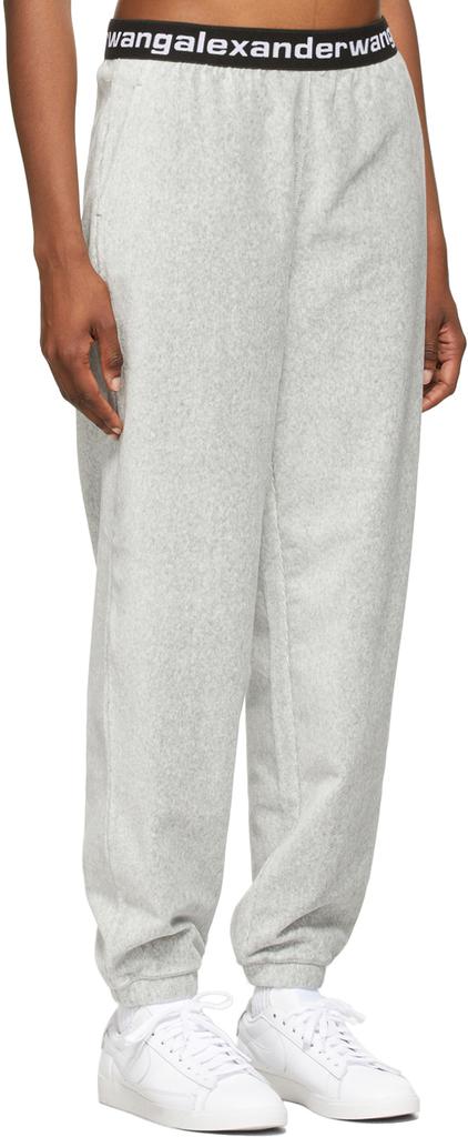 Grey Stretch Corduroy Lounge Pants商品第2张图片规格展示