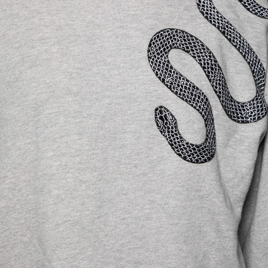 商品[二手商品] AMIRI|Amiri Grey Terry Knit Serpenti Patch Oversized Sweatshirt XS,价格¥1586,第3张图片详细描述