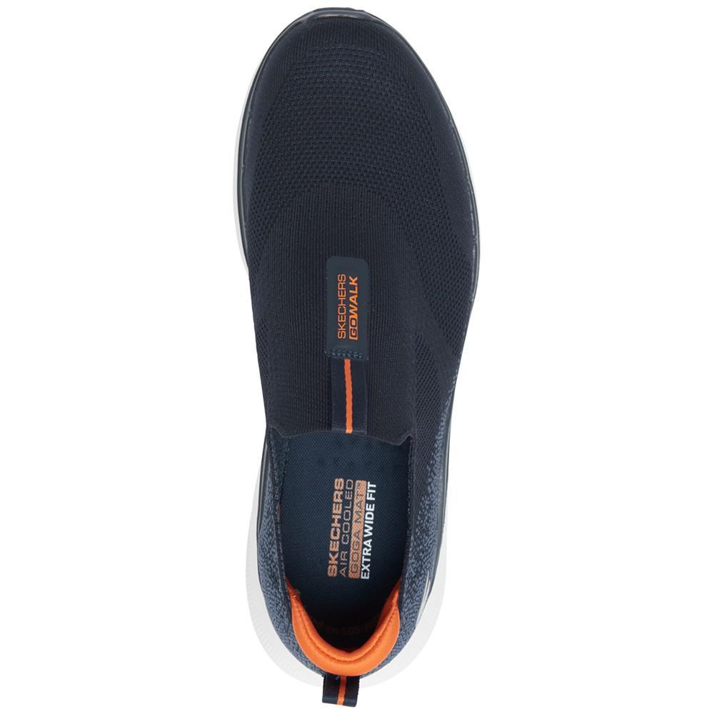 商品SKECHERS|Men's GOwalk 6 Slip-On Extra Wide Width Walking Sneakers from Finish Line,价格¥602,第7张图片详细描述