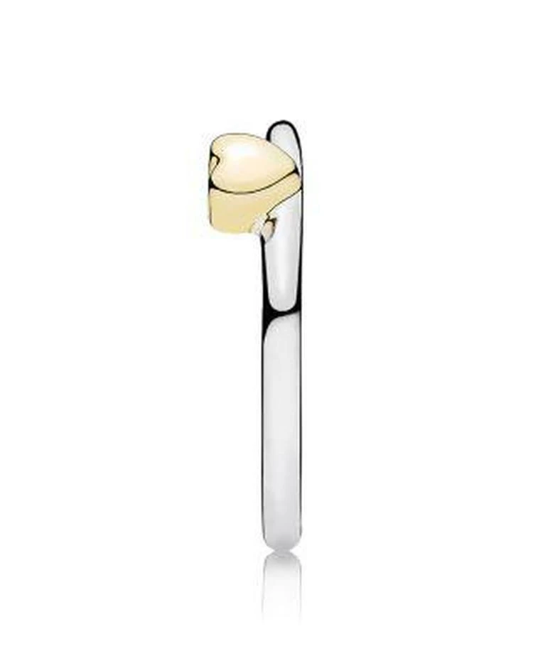 商品PANDORA|Ring - Sterling Silver & 14K Gold Puzzle Heart,价格¥559,第2张图片详细描述