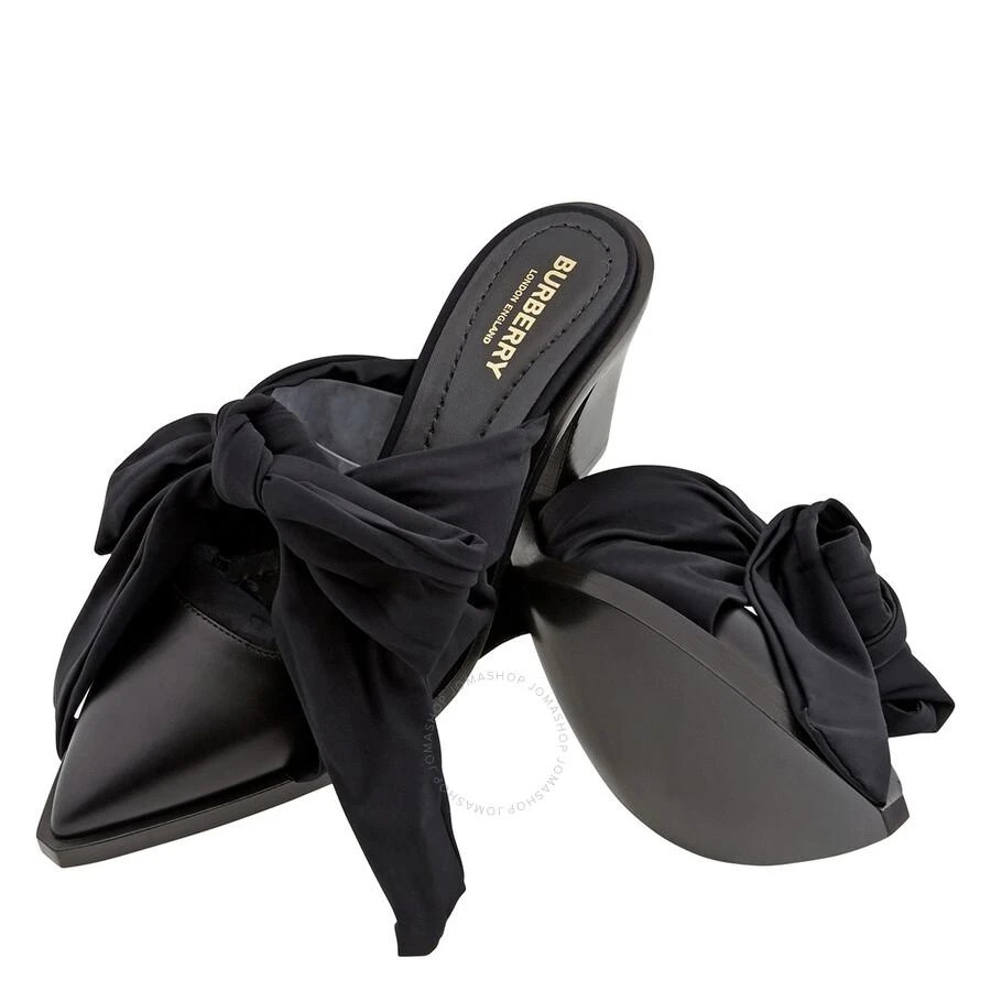 商品Burberry|Black Synthetic Tillington Ankle-wrap Mules,价格¥907,第2张图片详细描述