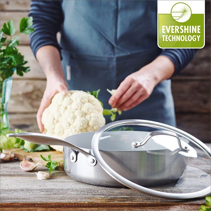商品Greenpan|Venice Pro 5-Quart Ceramic Nonstick Covered Sauté Pan,价格¥1271,第2张图片详细描述