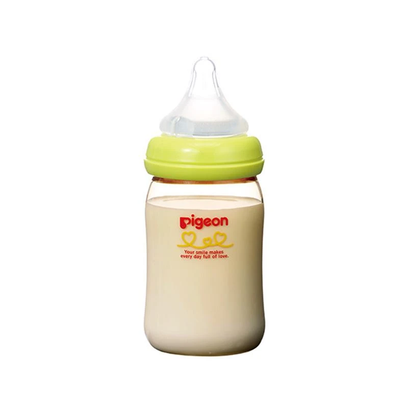Pigeon贝亲 母乳实感奶瓶耐热玻璃浅绿色 160ml 商品