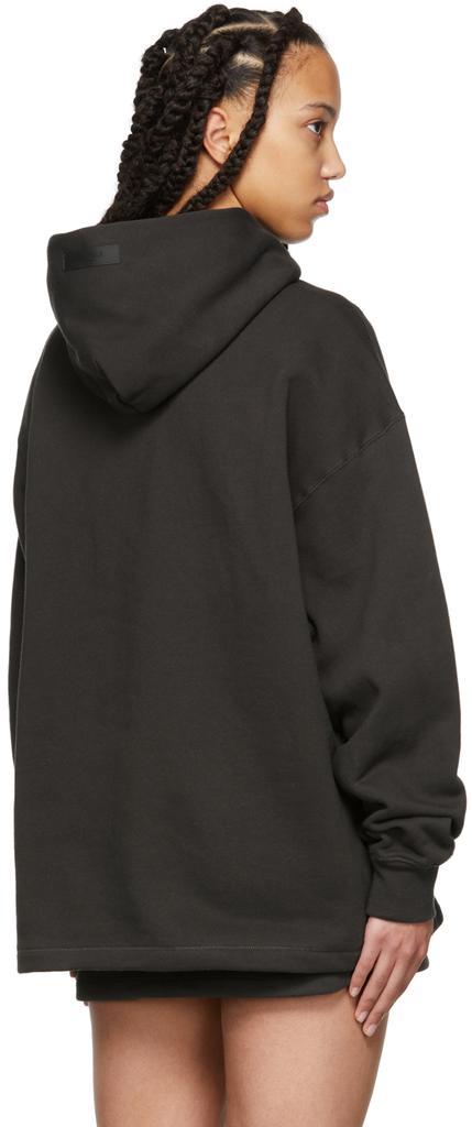 商品Essentials|黑色 Relaxed 连帽衫,价格¥615,第5张图片详细描述