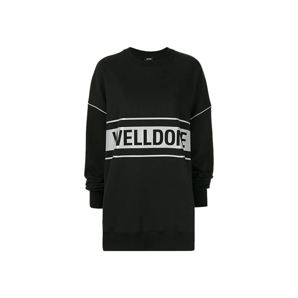 商品We11done|WE11DONE 黑色女士卫衣/帽衫 WD-SS5-19-048-BK,价格¥1438,第1张图片
