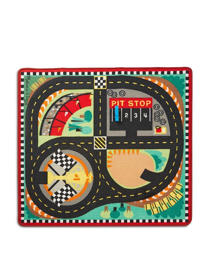 商品Melissa & Doug|Race Car Rug Set - Ages 3+,价格¥281,第1张图片详细描述