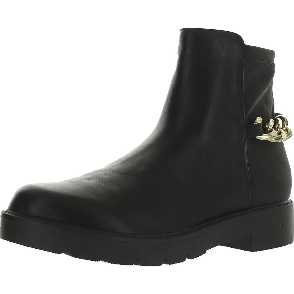商品Nine West|Nine West Womens Talles Leather Block Heel Ankle Boots,价格¥159,第2张图片详细描述