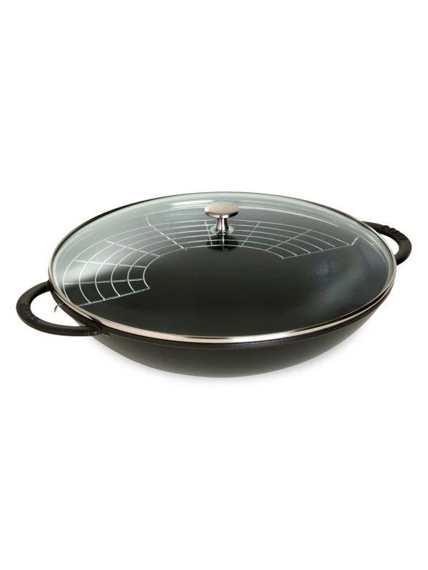 商品Staub|6 Quart Cast Iron Wok,价格¥2938,第1张图片