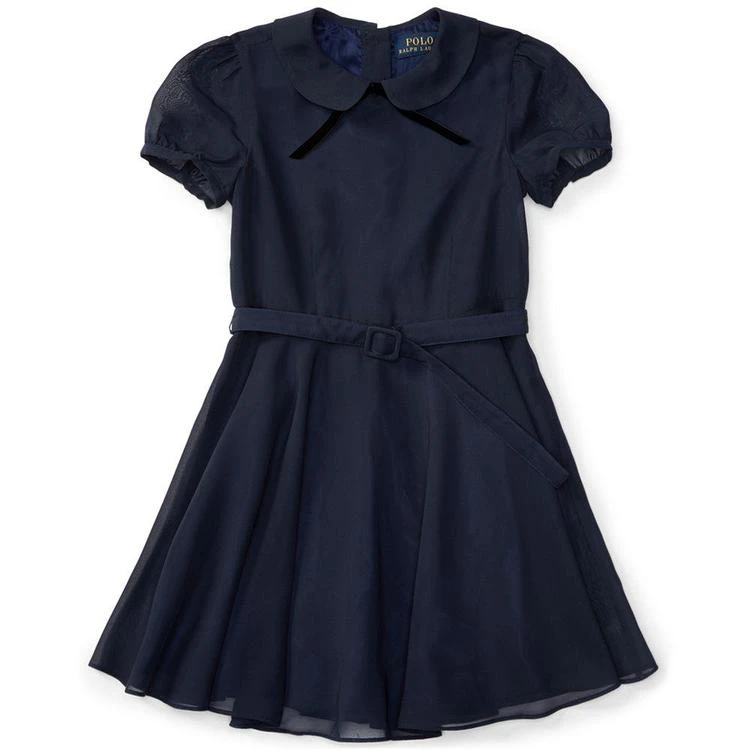 商品Ralph Lauren|Ralph Lauren Fit & Flare Chiffon Dress, Toddler Girls,价格¥156,第1张图片